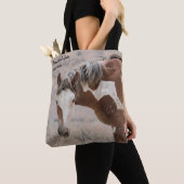 Tote Bag Bassin de lavage de sable Chevaux sauvages (De près)