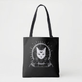 Tote Bag Bastet ancienne Egypte Cat Crescent Goth Moon (Devant)