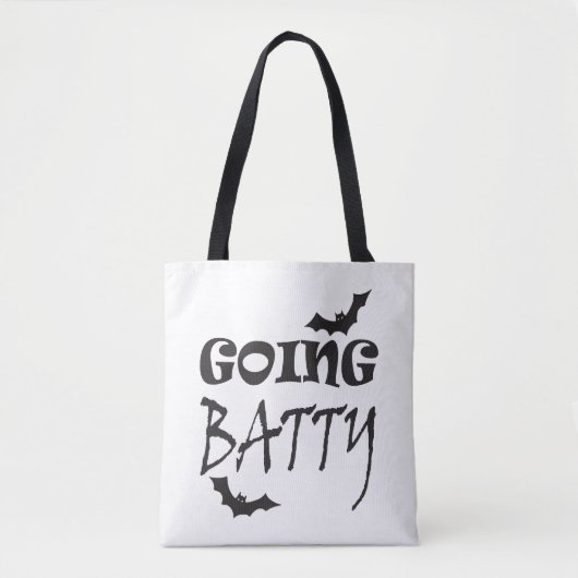 Tote Bag Bat d'Halloween (Devant)