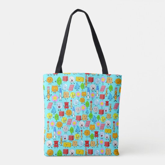 Tote Bag bataille pour dream island motif (Dos)