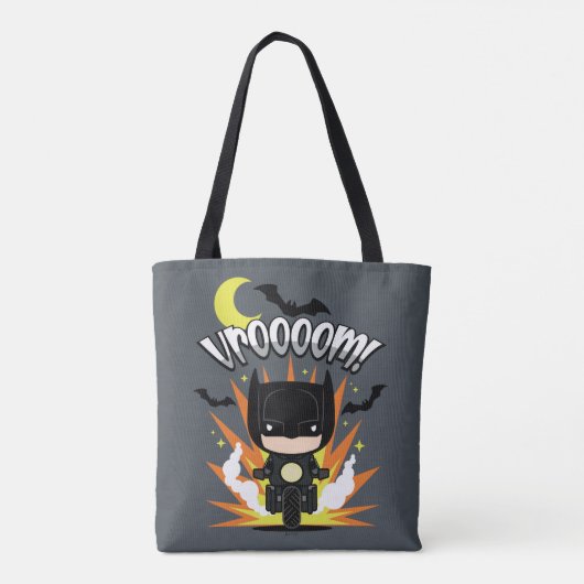 Tote Bag Batcycle Chibi Batman (Dos)