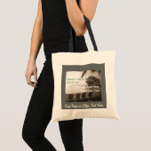 Tote Bag Bateau dans la sépia personnalisable (Devant (produit))