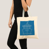 Tote Bag Bateau de croisière (Devant (produit))