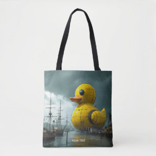 Tote Bag Bateau de guerre Imaginaire Cute Duck