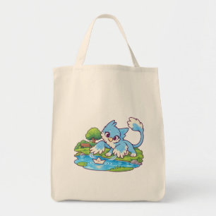 Tote Bag Bateau en papier de Wisp Étang Griffon Bleu