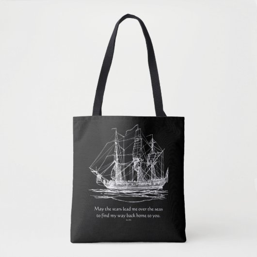 Tote Bag Bateau Fourre-tout (Devant)