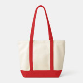Tote Bag Bateau Fourre-tout - rouge (Dos)