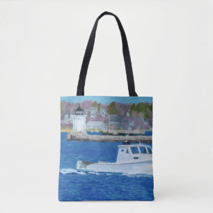 Tote Bag Bateau homardier Portland, Maine