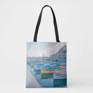 Tote Bag Bateaux de pêche à Nice, Côte d'Azur