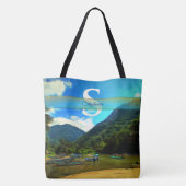 Tote Bag Bateaux de pêche de la rivière Mismaloya 0344 (Dos)