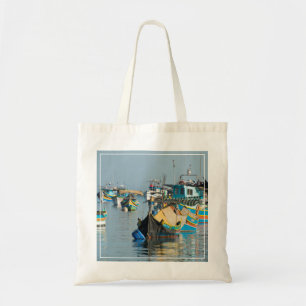 Tote Bag Bateaux de pêche maltais Marsaxlokk à Malte