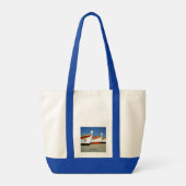 Tote Bag Bateaux de pêche sur la plage de l'Algarve Photo (Dos)