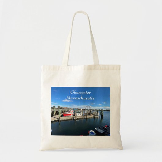 Tote Bag Bateaux en Gloucester (Devant)