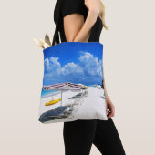 Tote Bag Bateaux et chaises de plage (De près)