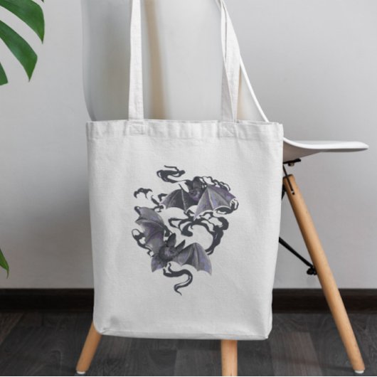 Tote Bag Bateaux Et Fumée