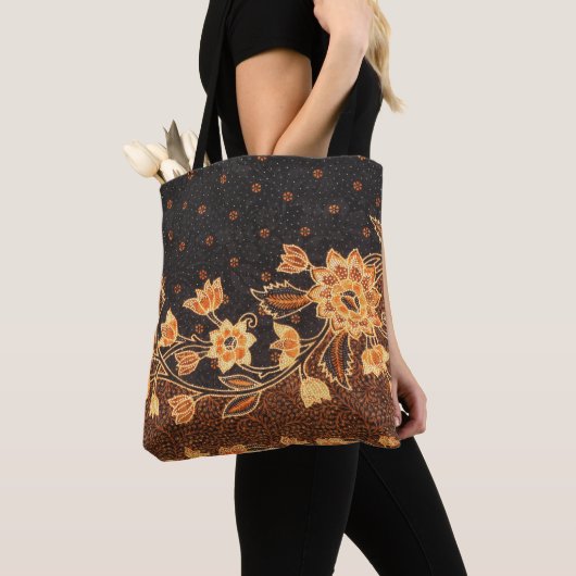 Tote Bag Batik indonésien beauté (De près)