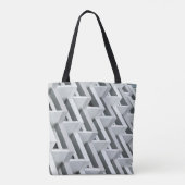 Tote Bag bâtiment Abstrait (Dos)