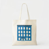 Tote Bag Bâtiment Blue (Devant)