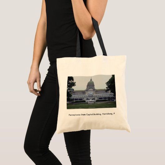 Tote Bag Bâtiment de capitol d'état de la Pennsylvanie, (Devant (produit))
