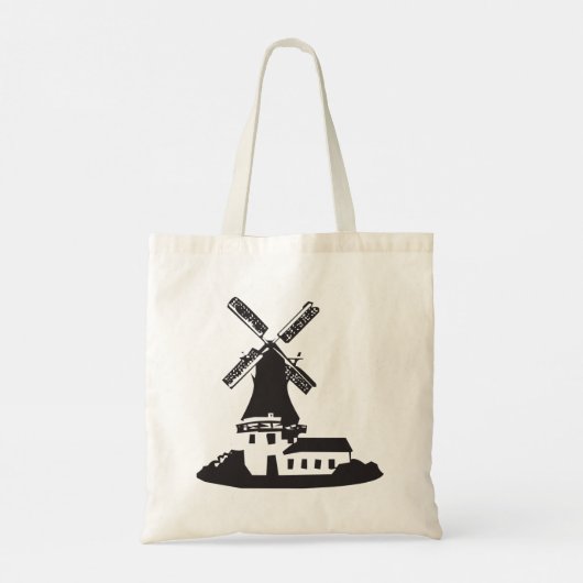 Tote Bag Bâtiment de moulin à vent (Dos)