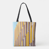 TOTE BAG BÂTIMENT EN BÉTON JAUNE EN JOURNÉE (Dos)