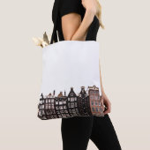TOTE BAG BÂTIMENTS COLORÉS (De près)