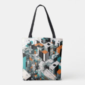 Tote Bag Bâtiments urbains à haute altitude gratte-ciel Abs (Dos)