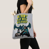 Tote Bag Batman & Ace - Nous ne jouons pas bien avec les au (De près)