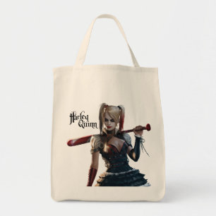 Tote Bag Batman Arkham Knight Harley Quinn avec chauve-so