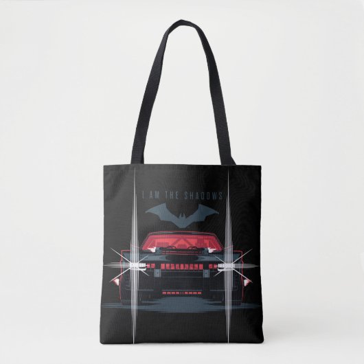 Tote Bag Batman Batmobile - Je Suis L'Ombre (Devant)