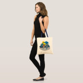 Tote Bag Batman Et Robin En Course (Devant (modèle))