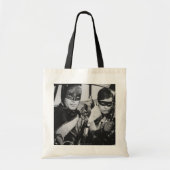 Tote Bag Batman et Robin In Batmobile (Devant)