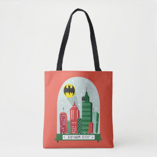 Tote Bag Batman Gotham City™ - Graphique du Globe des neige
