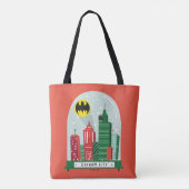 Tote Bag Batman Gotham City™ - Graphique du Globe des neige (Dos)