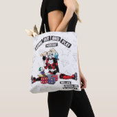 Tote Bag Batman | Harley Quinn "Sortez Et Jouez À Puddin" (De près)