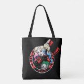 Tote Bag Batman | Harley Quinn Winking With Mallet (Dos)