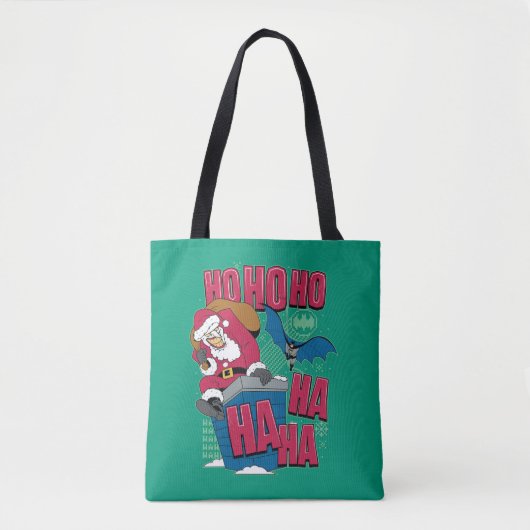 Tote Bag Batman | Joker Santa Claus Escalade de Chimney (Devant)