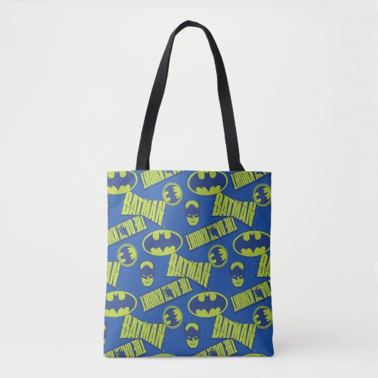 Tote Bag Batman - Le Motif du Chevalier foncé (Devant)