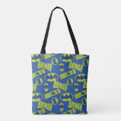 Tote Bag Batman - Le Motif du Chevalier foncé (Dos)