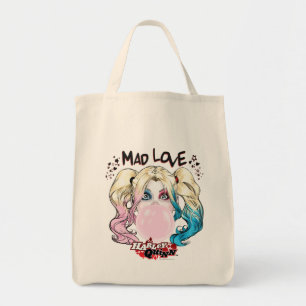 Tote Bag Batman   Mad Love Harley Quinn Chewing Bubble Gum