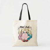 Tote Bag Batman | Mad Love Harley Quinn Chewing Bubble Gum (Devant)