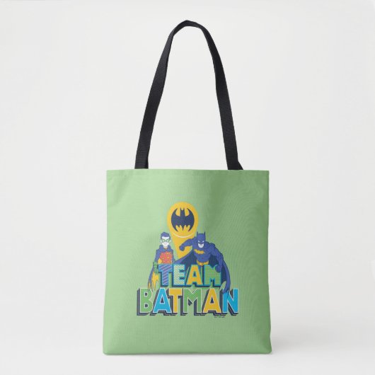 Tote Bag Batman | Team Batman & Robin (Devant)