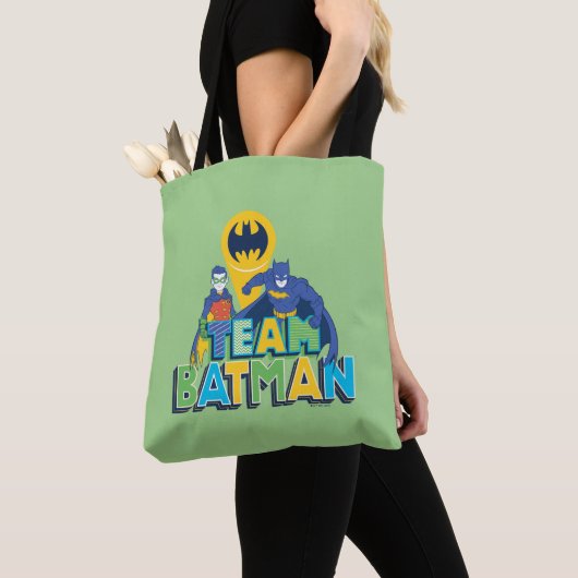 Tote Bag Batman | Team Batman & Robin (De près)