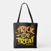 Tote Bag Batman | Tricoter ou traiter (Dos)