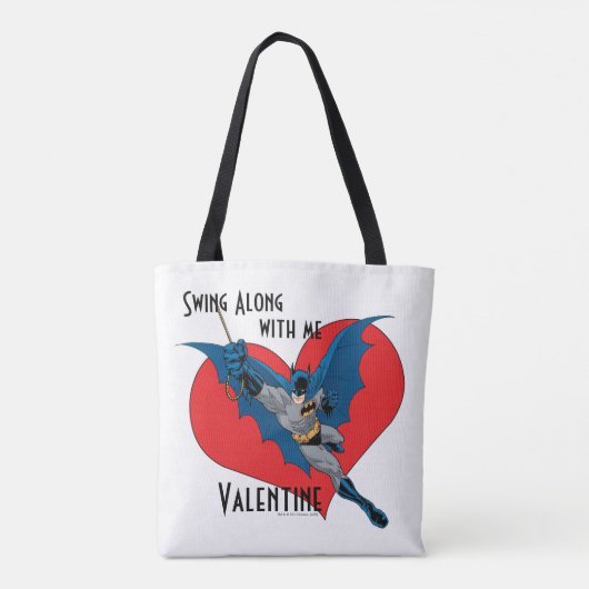 Tote Bag Batman Valentine | Coudre Avec Moi (Dos)
