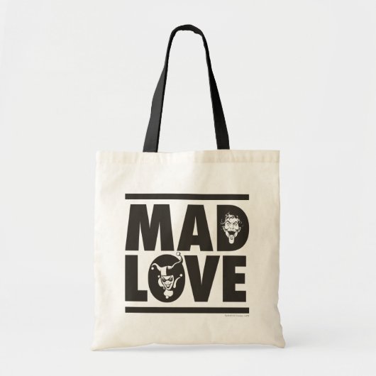 Tote Bag Batman Valentine | Joker & Harley - Mad Love (Devant)