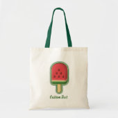 Tote Bag Bâton de crème glacée de pastèque (Devant)
