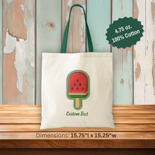 Tote Bag Bâton de crème glacée de pastèque