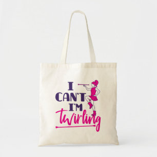 Tote Bag Baton Twirler Je ne peux pas être Twirling