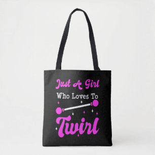 Tote Bag Baton Twirler Twirling Majorette drôle cadeau 